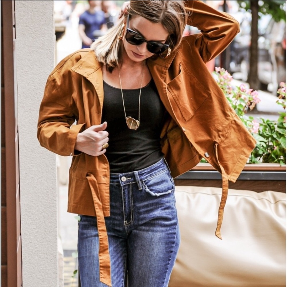Drawstring Utility Jacket - Picture 1 of 4